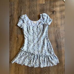 Loveshackfancy Solus blue dress Sz 6